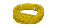 51947 Hochflexibles Kabel, Durchmesser 0.5mm, AWG36, 2A, 10m Wickel, Farbe gelb