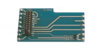 51968 Adapterlokplatine L-Form wie 6090x, mit AUX3 bis AUX6, für 21MTC(nicht MKL) Decoder