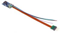 58816 LokSound 5 micro DCC/MM/SX/M4  Leerdecoder , 6-pin NEM651, mit Lautsprecher 11x15mm, Spurweite: N, TT, H0