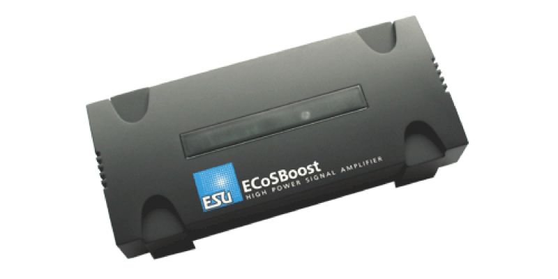 50012 ECoSBoost ext. Booster, 7A, MM/DCC/SX/M4, Set mit Netzteil 120-240V, EURO + US, Handbuch Deutsch / Englisch