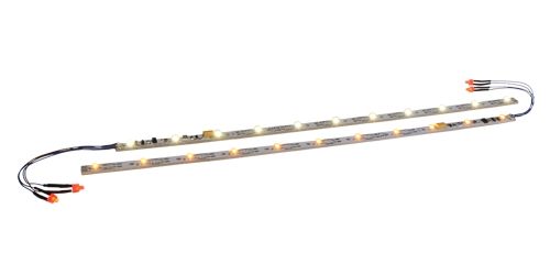 50708 Innenbeleuchtungs-Set mit Decoder + Schlusslicht, 255mm, teilbar, PowerPack Option, 11 LED, warm white, Spurweite: N, TT, H0