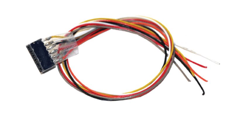 51951 Kabelsatz mit 6-poliger Buchse nach NEM 651, DCC Kabelfarben, 30cm Länge